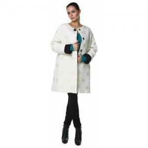 Пальто,Maria_Grazia_Severi_Milano,белый,Арт.10042803 (50) MARIA GRAZIA SEVERI. Цвет: белый