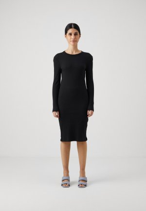 Платье из джерси VMLAVENDER O NECK DRESS , цвет black Vero Moda Petite