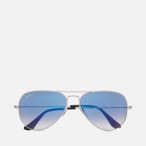 Солнцезащитные очки Aviator Ray-Ban. Цвет: серебряный