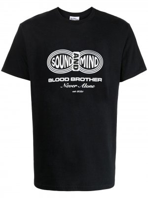 Футболка Sound & Mind Blood Brother. Цвет: черный