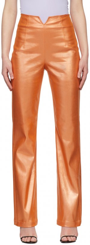 Джинсы Contra с блестками оранжевого цвета Maisie Wilen