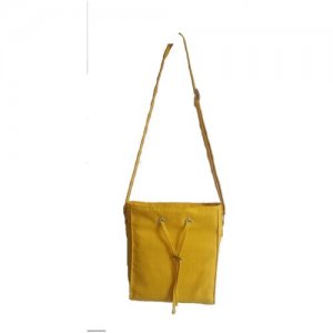 Сумка кросс-боди повседневная, текстиль, внутренний карман, желтый LIORA. Цвет: желтый