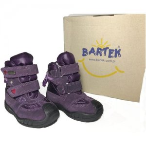 Осенние ботинки для девочек фиолетовые 22 размер с утепленной мембраной SYPMA-TEX Bartek
