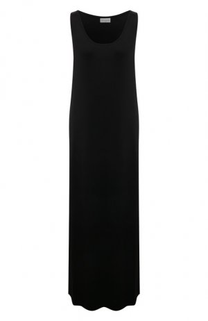 Платье из вискозы Dries Van Noten. Цвет: чёрный