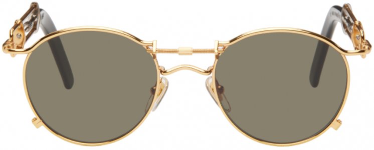 Золотые 56-0174 Солнцезащитные очки Jean Paul Gaultier