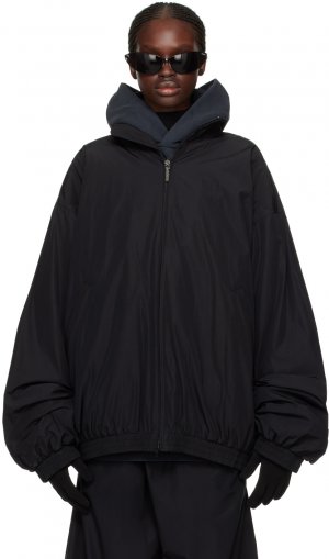 Черная спортивная куртка с металлическим контуром своими руками Balenciaga