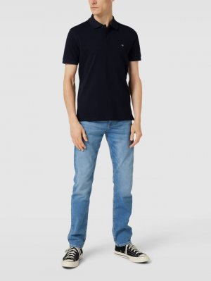 Рубашка-поло с вышивкой этикеток , темно-синий Christian Berg
