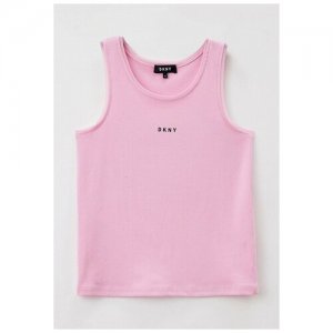 Майка , размер 164, розовый DKNY. Цвет: розовый
