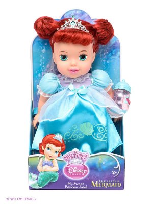 Кукла Малютка - Принцесса Disney Ариэль Jakks. Цвет: голубой, бежевый, красный