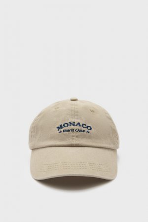 Выцветшая кепка Monaco , бежевый Pull&Bear