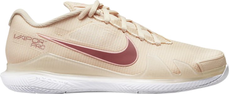 Бутсы Wmns Court Air Zoom Vapor Pro 'Pearl White Bleached Coral', кремовый Nike