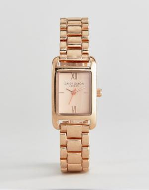 Золотисто-розовые наручные часы Daisy Dixon. Цвет: золотой