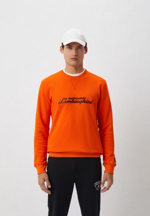 Свитшот Automobili Lamborghini. Цвет: оранжевый