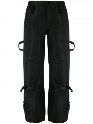 Укороченные брюки карго Nº21. Цвет: черный