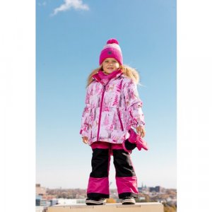 Комплект верхней одежды размер 9 лет, розовый Deux Par. Цвет: фуксия