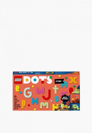 Конструктор LEGO DOTS, Большой набор тайлов: буквы. Цвет: разноцветный