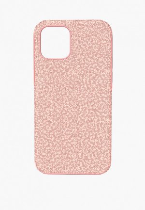 Чехол для iPhone Swarovski® 12/12 PRO High. Цвет: розовый