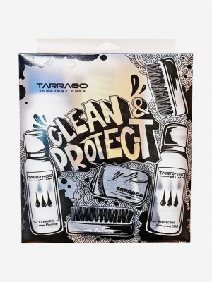 Набор Tarrago Sneakers для ухода за кроссовками, CLEAN & PROTECT, Белый. Цвет: белый
