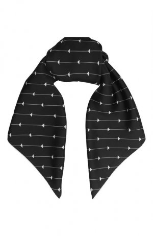 Шелковый платок Prada. Цвет: чёрный