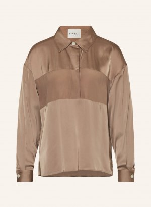 Блуза aus Satin, светло-коричневый CLOSED