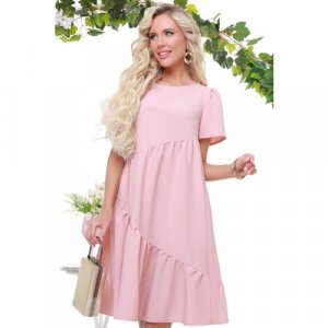 Платье, размер 44, розовый DStrend. Цвет: розовый