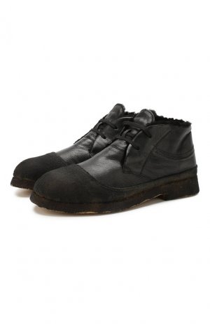 Кожаные ботинки Rocco P.. Цвет: чёрный