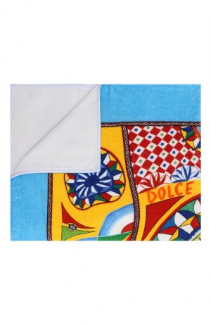Хлопковое полотенце Dolce & Gabbana. Цвет: разноцветный