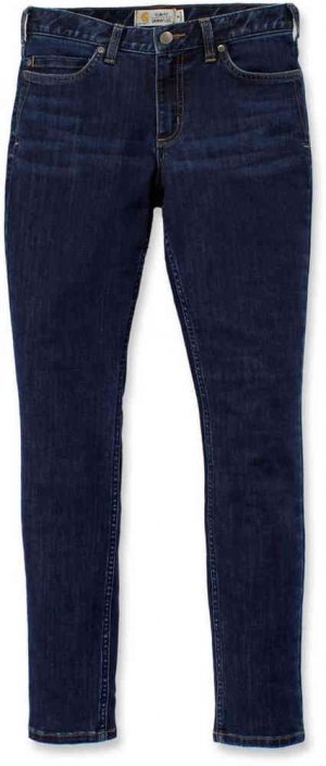 Женские узкие брюки Rugged Flex Slim Fit Layton, темно-синий Carhartt
