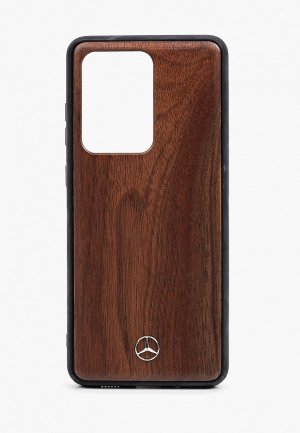 Чехол для телефона Mercedes-Benz Galaxy S20 Ultra, Wood Walnut Brown. Цвет: коричневый