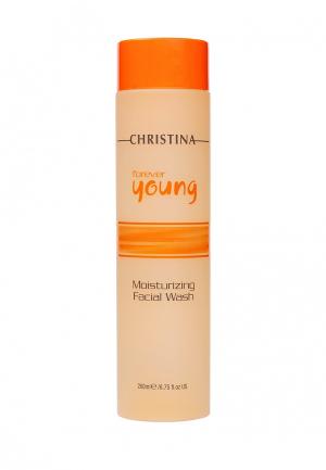 Увлажняющее моющее средство для лица Christina Forever Young - Омолаживающая линия 200 мл. Цвет: оранжевый