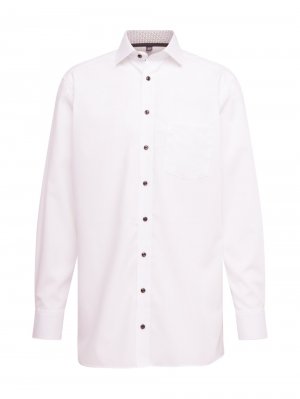 Рубашка на пуговицах стандартного кроя, белый OLYMP