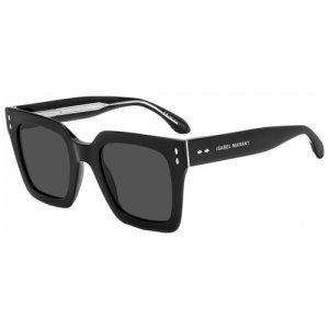 Солнцезащитные очки , черный, бесцветный Isabel Marant. Цвет: черный