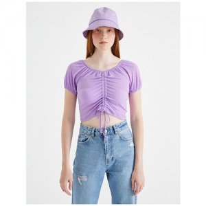 Блузка-топ TEENAGE, 1YAL18874IK, цвет: LILA, размер: S KOTON. Цвет: фиолетовый