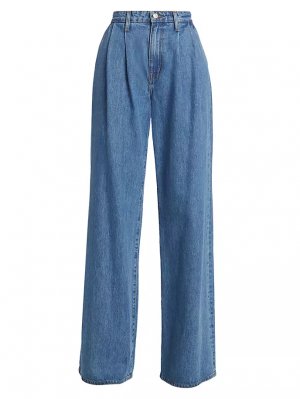 Джинсовые брюки со складками и высокой посадкой , цвет carlisle Derek Lam 10 Crosby