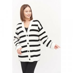 Пиджак , размер 46/48, черный, белый Текстильная Мануфактура. Цвет: белый/черный