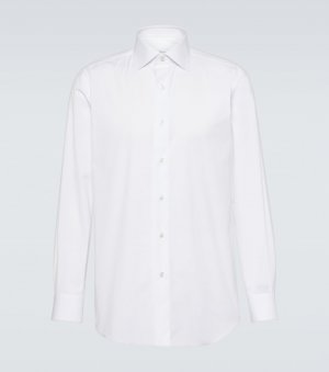 Рубашка из хлопкового поплина , белый Brioni