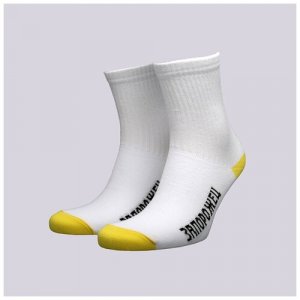 Женские носки , размер Onesize, желтый, белый Запорожец Heritage. Цвет: белый/желтый
