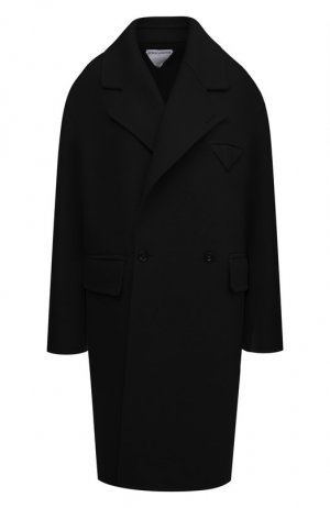 Кашемировое пальто Bottega Veneta. Цвет: чёрный