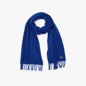 Шапки, шарфы и перчатки Шарф  Unisex Lacoste. Цвет: синий