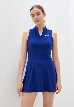 Платье Nike W NKCT DF VICTORY DRESS. Цвет: синий