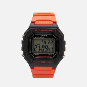 Наручные часы Collection W-218H-4B2 CASIO. Цвет: оранжевый