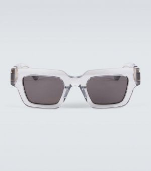 Непримиримые прямоугольные солнцезащитные очки , серый Bottega Veneta