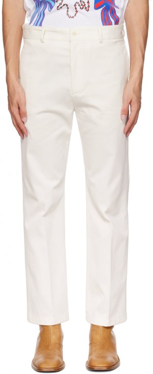 Белые брюки с четырьмя карманами Acne Studios