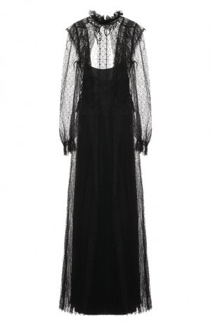 Платье Alberta Ferretti. Цвет: чёрный