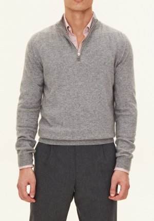 Вязаный свитер PATTON , цвет grey melange Oscar Jacobson