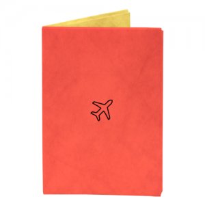 Обложка для паспорта нпромокаемая, мультиколор, оранжевый New Wallet
