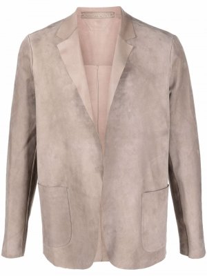 Open-front leather jacket Salvatore Santoro. Цвет: бежевый