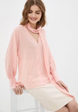 Блуза СелфиDress. Цвет: розовый