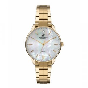 Наручные часы BP3230X.120, серебряный, золотой Beverly Hills Polo Club. Цвет: серебристый/золотистый/золотой