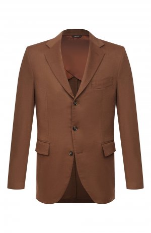 Кашемировый пиджак Loro Piana. Цвет: коричневый